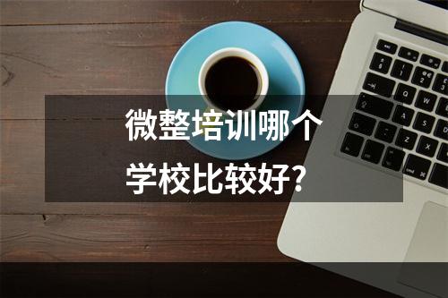 微整培训哪个学校比较好?