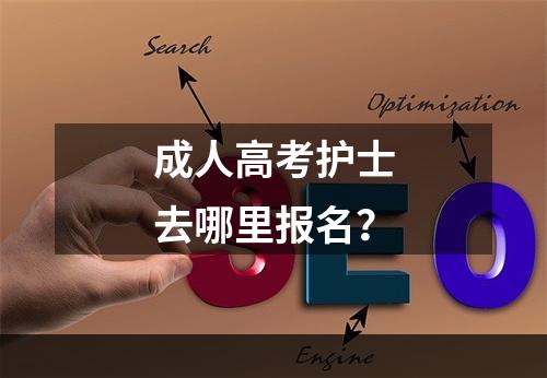 成人高考护士去哪里报名？