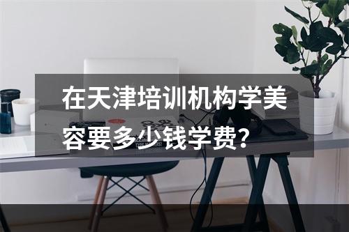 在天津培训机构学美容要多少钱学费？