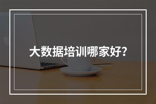 大数据培训哪家好？