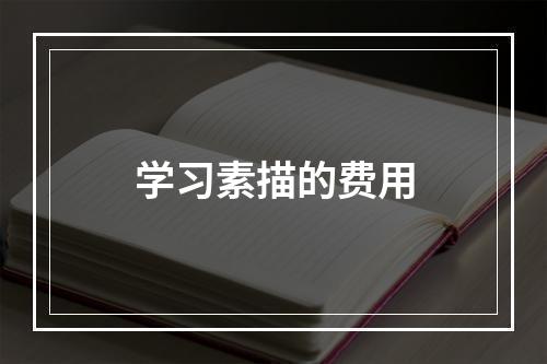 学习素描的费用