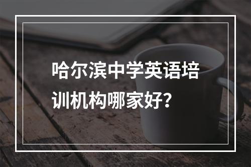 哈尔滨中学英语培训机构哪家好？