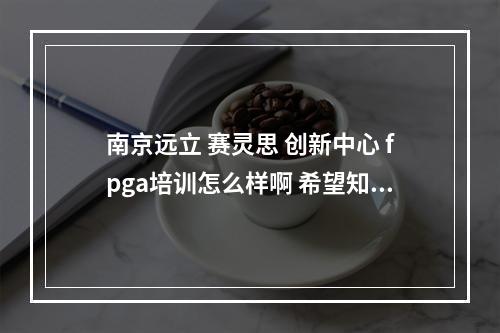 南京远立 赛灵思 创新中心 fpga培训怎么样啊 希望知道的能告诉下 那些打酱油 打广告的请绕路