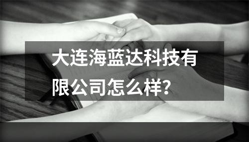 大连海蓝达科技有限公司怎么样？