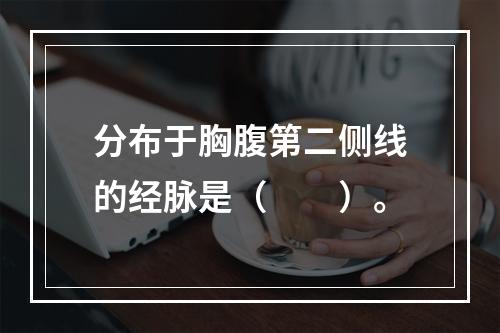 分布于胸腹第二侧线的经脉是（　　）。