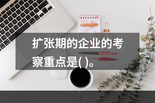 扩张期的企业的考察重点是( )。