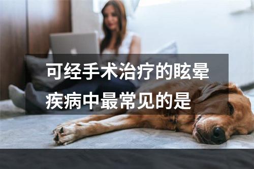 可经手术治疗的眩晕疾病中最常见的是