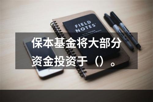 保本基金将大部分资金投资于（）。