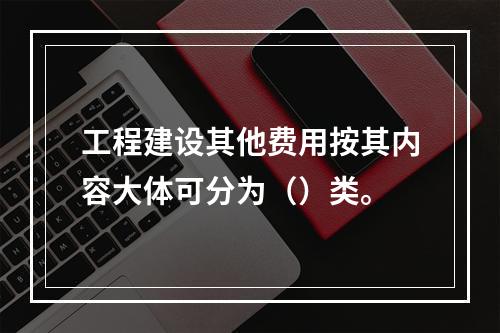 工程建设其他费用按其内容大体可分为（）类。