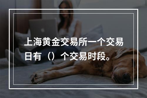 上海黄金交易所一个交易日有（）个交易时段。