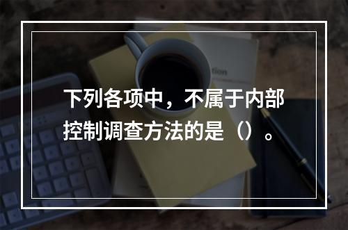 下列各项中，不属于内部控制调查方法的是（）。