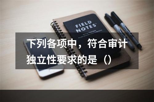 下列各项中，符合审计独立性要求的是（）