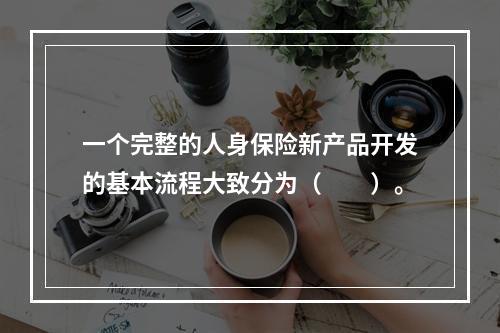 一个完整的人身保险新产品开发的基本流程大致分为（　　）。