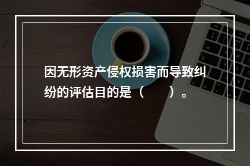 因无形资产侵权损害而导致纠纷的评估目的是（　　）。