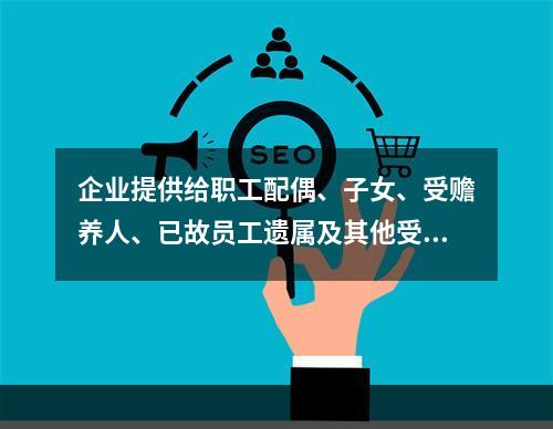 企业提供给职工配偶、子女、受赡养人、已故员工遗属及其他受益人