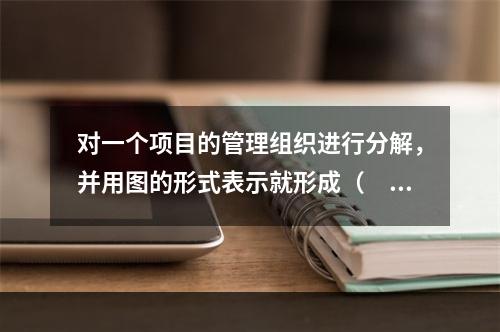 对一个项目的管理组织进行分解，并用图的形式表示就形成（　）。