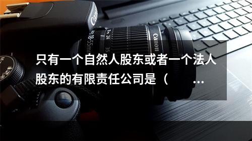 只有一个自然人股东或者一个法人股东的有限责任公司是（　　）。