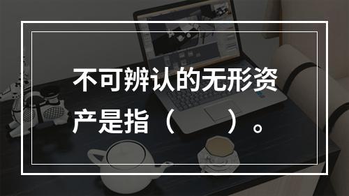 不可辨认的无形资产是指（　　）。