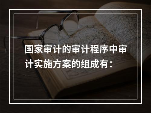 国家审计的审计程序中审计实施方案的组成有：