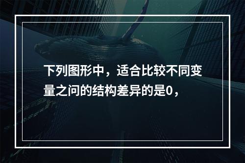 下列图形中，适合比较不同变量之问的结构差异的是0，