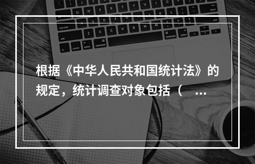 根据《中华人民共和国统计法》的规定，统计调查对象包括（　　）