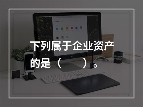 下列属于企业资产的是（　　）。