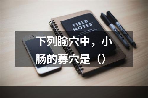 下列腧穴中，小肠的募穴是（）