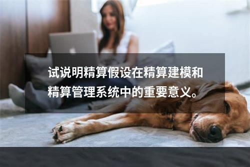 试说明精算假设在精算建模和精算管理系统中的重要意义。