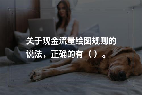 关于现金流量绘图规则的说法，正确的有（ ）。