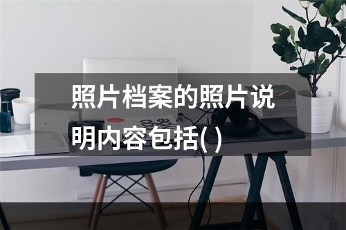 照片档案的照片说明内容包括( )