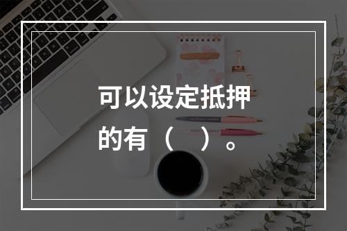 可以设定抵押的有（　）。