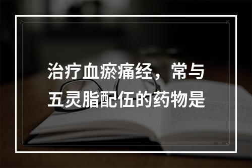 治疗血瘀痛经，常与五灵脂配伍的药物是