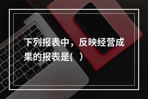 下列报表中，反映经营成果的报表是(   ）