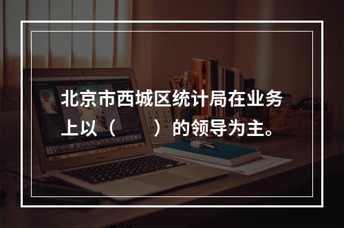 北京市西城区统计局在业务上以（　　）的领导为主。