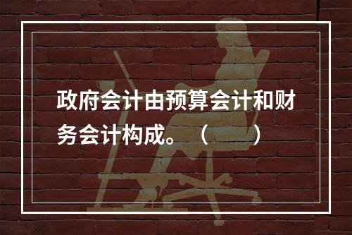 政府会计由预算会计和财务会计构成。（　　）