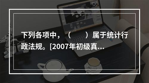 下列各项中，（　　）属于统计行政法规。[2007年初级真题