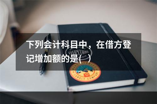 下列会计科目中，在借方登记增加额的是(   ）