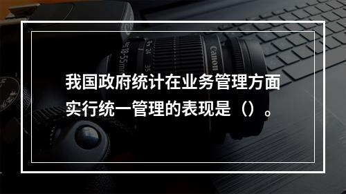 我国政府统计在业务管理方面实行统一管理的表现是（）。