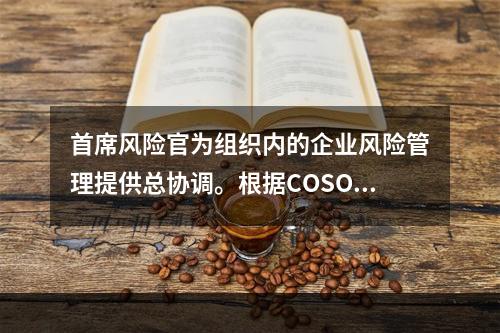 首席风险官为组织内的企业风险管理提供总协调。根据COSO模型