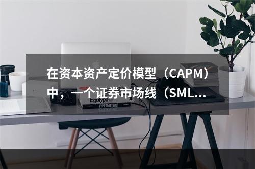 在资本资产定价模型（CAPM）中，一个证券市场线（SML）