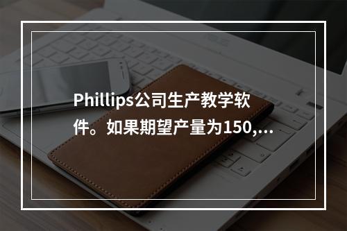 Phillips公司生产教学软件。如果期望产量为150,00