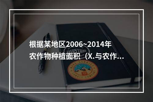 根据某地区2006~2014年农作物种植面积（X.与农作物产