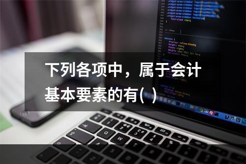 下列各项中，属于会计基本要素的有(  )