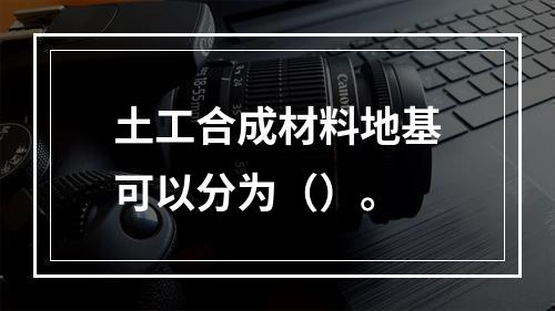 土工合成材料地基可以分为（）。