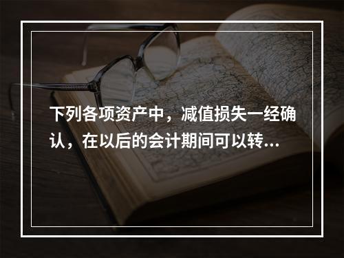 下列各项资产中，减值损失一经确认，在以后的会计期间可以转回的