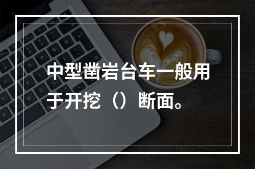 中型凿岩台车一般用于开挖（）断面。