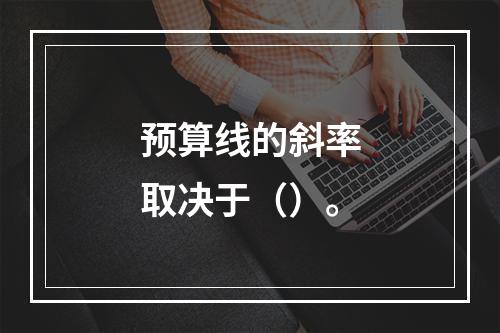 预算线的斜率取决于（）。