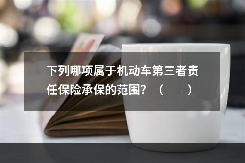 下列哪项属于机动车第三者责任保险承保的范围？（　　）