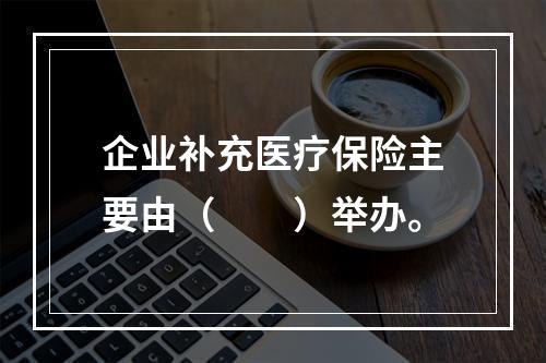 企业补充医疗保险主要由（　　）举办。