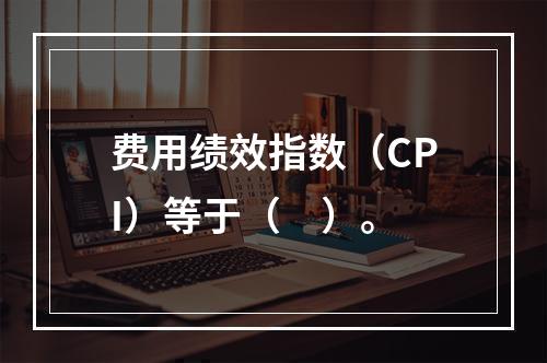 费用绩效指数（CPI）等于（　）。